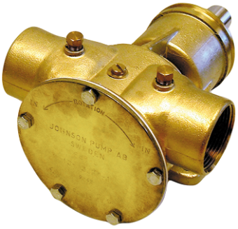 Johnson Pump 10-13021-1 - F8B-8 Bronze Impeller Pump, 279 l/min, 1-1/2" Inner Thread, Base Mounted/Pulley Drive