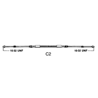 Ultraflex 30121Q - C2 Control Cable 19 Ft 5.80 m