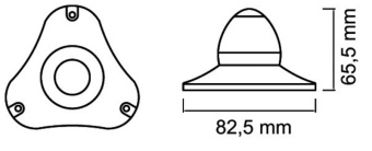 Osculati 11.061.02 - Sphera II Navigation Light 360° Red