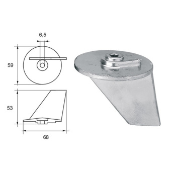 Bukh PRO L8148507 - Anode F/TOHATSU EngineS