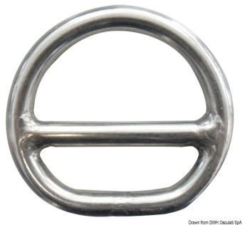 Osculati 39.602.04 - D-Ring with Bar 10x60 mm