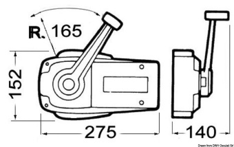 Osculati 45.452.02BI - ULTRAFLEX single-lever control B89 ivory