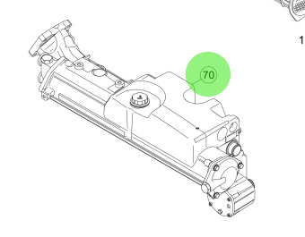 Steyr Z002020-3 - Painted Exhaust and Heat Exchanger Assembly