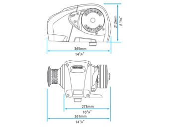Lewmar 6653021110 - Horizontal Windlass H3 Gypsy Drum 12V 10mm