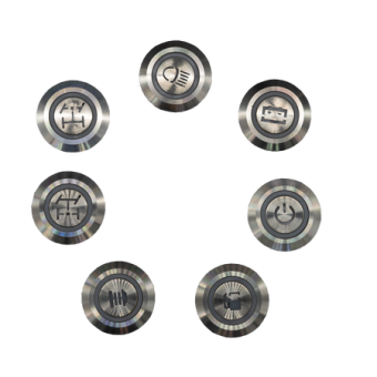 Philippi 5202222xx - Pushbutton 22mm WS 22 RG Symbol