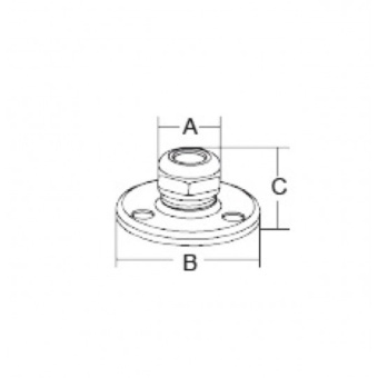 Marine Town Stainless Steel Fairlead For Cable 4-11 mm