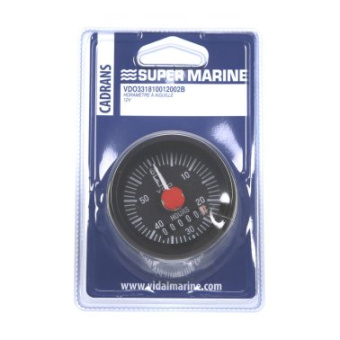 VDO VDO331810012002B/CONDI International Cockpit Clock Ø52mm - 12V With Pointer