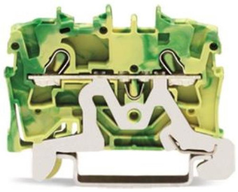 Wago Connection Clamp 2-Wire Green/Yellow 2.5mm²