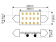 Talamex LED 15 Festoon 10-30V 42mm 2700K