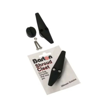 Barton 52110 – Shroud Cleat Nylon 100mm, Clamp-On for Wire Ø8mm