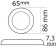 Osculati 13.441.01 - Procion On-Board LED Spot Lamp (Warm Daylight), 12/24 V