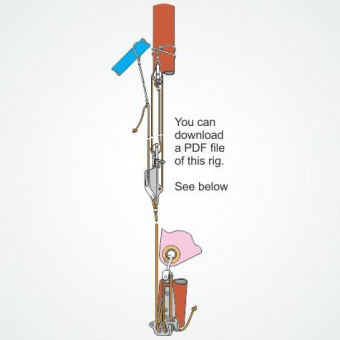 Clamcleat CL250 The Gap Closer 6:1 Downhaul Cleat for 3–5 mm Rope, Aluminium & Nylon