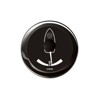 Veratron ViewLine - 52mm Black Rudder Angle Indicator - 12-24V DLRB