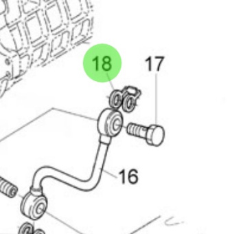 Nanni Diesel 970313613 - Governor Setting Gasket for N4 Series Engines