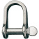 Ronstan RF616 Stainless Steel D Shackle, 3/16" Pin, Coined Head