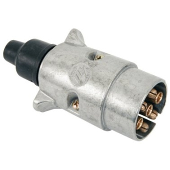  Plug - 7-Pin Aluminum Male Plug (Bulk)