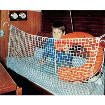 Plastimo 416829 - Net Storage Plus Set - Bunk Net - 150cm x 40cm Polyester Line - With Hooks And Screws