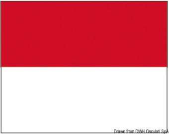 Osculati 35.487.06 - Flag of Principality of Monaco 80 x 120 cm