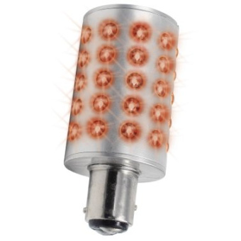 BAY15D Red 50 LED Bulb