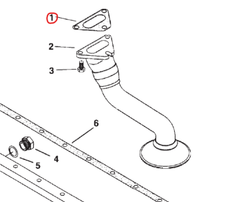 Northern Lights R126783 - GASKET, OIL PUMP INTAKE