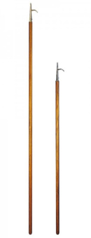 ARC Marine Teak Boathook 2 m Brass Hook