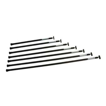 Optiparts 652010 - Tiller Extension 100 cm Ø20 mm – Aluminium X-Grip with Rubber Joint