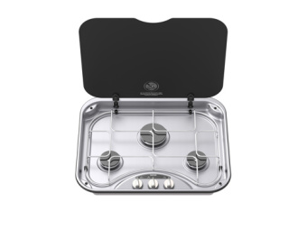 Thetford SHB34587-SP - Basic 345 3-Burner Cooker With Cover Plate