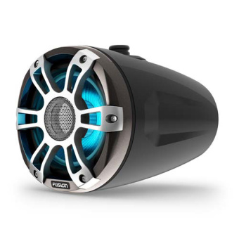 Fusion SG-FLT653SPG - 6.5'' Sports Black Tower Speakers, CRGBW LED (2 pcs.)