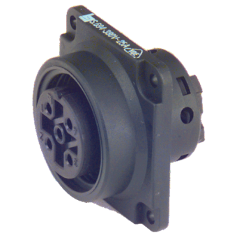 Philippi 497840001 - Series 694 Flange Socket Coaxial