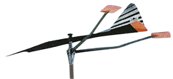 Allpa Plastic Wind Indicator, Large Model (Pin Ø8mm)