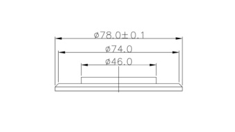 Uflex 68417U - FL-2 Spare Flange for US5 Sensors