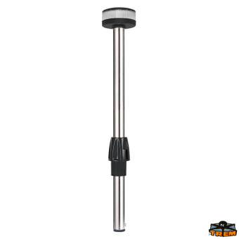 Trem L3803100 - Pole Light With 360° Light Pull-Out Version With Nylon/Polished Stainless Steel Base