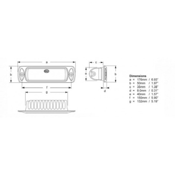 Hella Marine Sea Hawk R LED Headlight