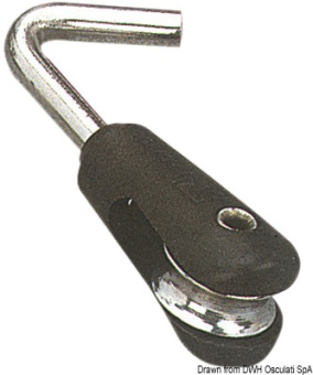 Viadana Optimist-Type Micro Block for Rope up to 5 mm, 17 mm Sheave