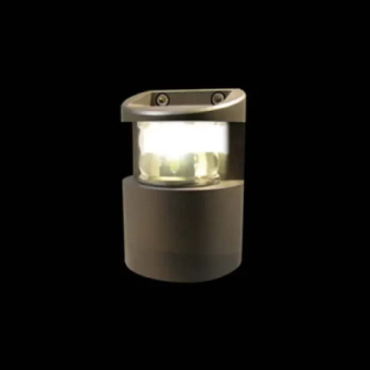 Lopolight 300-039-B - White Steamlight Black Vertical 5NM