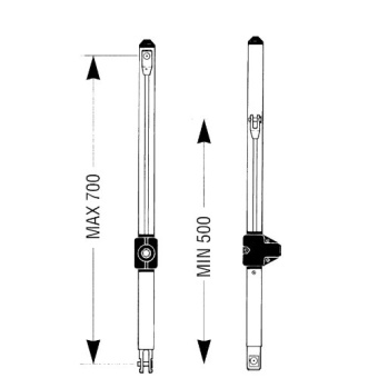 Allpa Stainless Steel Handle-operated Turnbuckle With Winchhandle Operation (Stay Disappears In Tube)