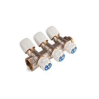 Jabsco HX93T/15W - Hep2O Manifold 15mm x 3/4" Brass 3 Port