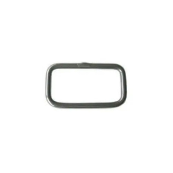Makefast 0378 - Rectangular Welded Link For 40 mm Webbing in Stainless Steel
