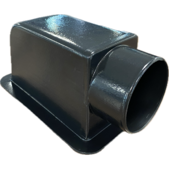 MBC Plenum Box For Marine Air Conditioner Systems For SAG2010, Ø100 mm, Side Junction