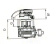 Vetus P104992 - RC12-HD, 12mm, Hydraulics., 100TDC ACW Circuit