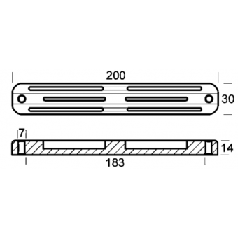 Tecnoseal Zinc Bar For S600 Engine