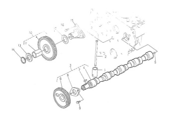 Nanni Diesel 970307923 - CAMSHAFT for 5.280HE