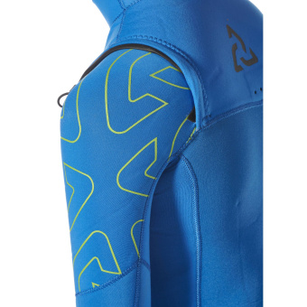 Plastimo P203235 - Performance 3/2mm Neoprene Wetsuit - FD Kids Grey/Blue Size Y-L