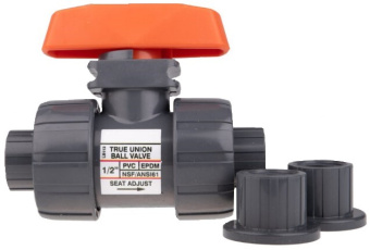 Parker 1401231442 1/2" True Union Ball Valve PVC