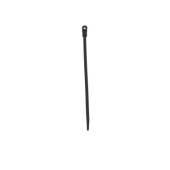Euromarine Cable Tie - 4.8mm - 200mm - Black With Eyelet (Set