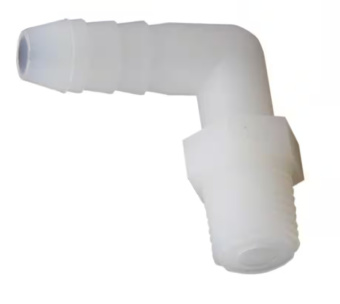 Parker 30-0547 1/4" MNPT × 1/4" Spiral Hose Elbow PA