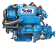 Solé Marine Diesel Engine Mini 33 With Technodrive Gear Box TMC60P, R=2.00:1