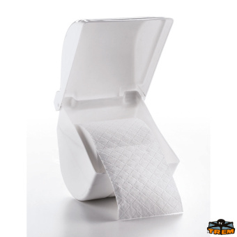 Trem Z1813150 - Toilet Paper Holder Waterproof White Color 130x150 mm