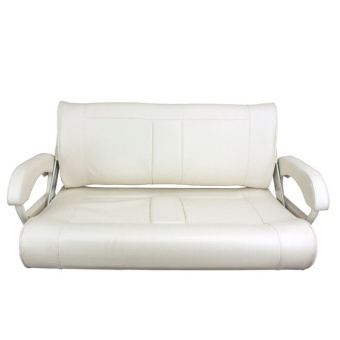 Allpa Boat Seat Model 'Twin 46' Flip-Back & Up, White