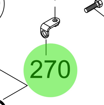 Steyr 2180918-0 - Fastening Tab for Expansion Tank on Steyr Engines